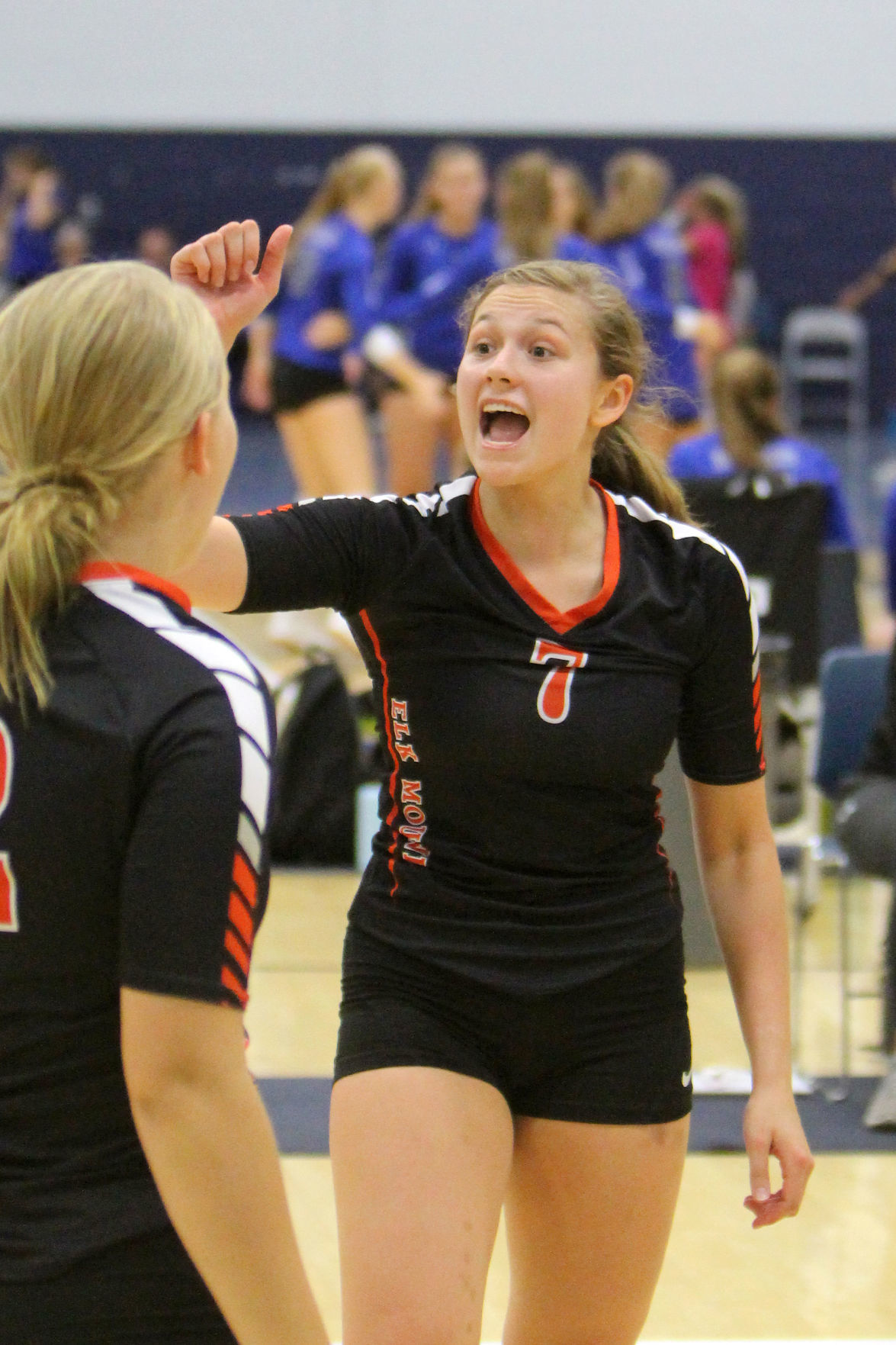 Prep volleyball sprawl at UW-Stout 8-31-19